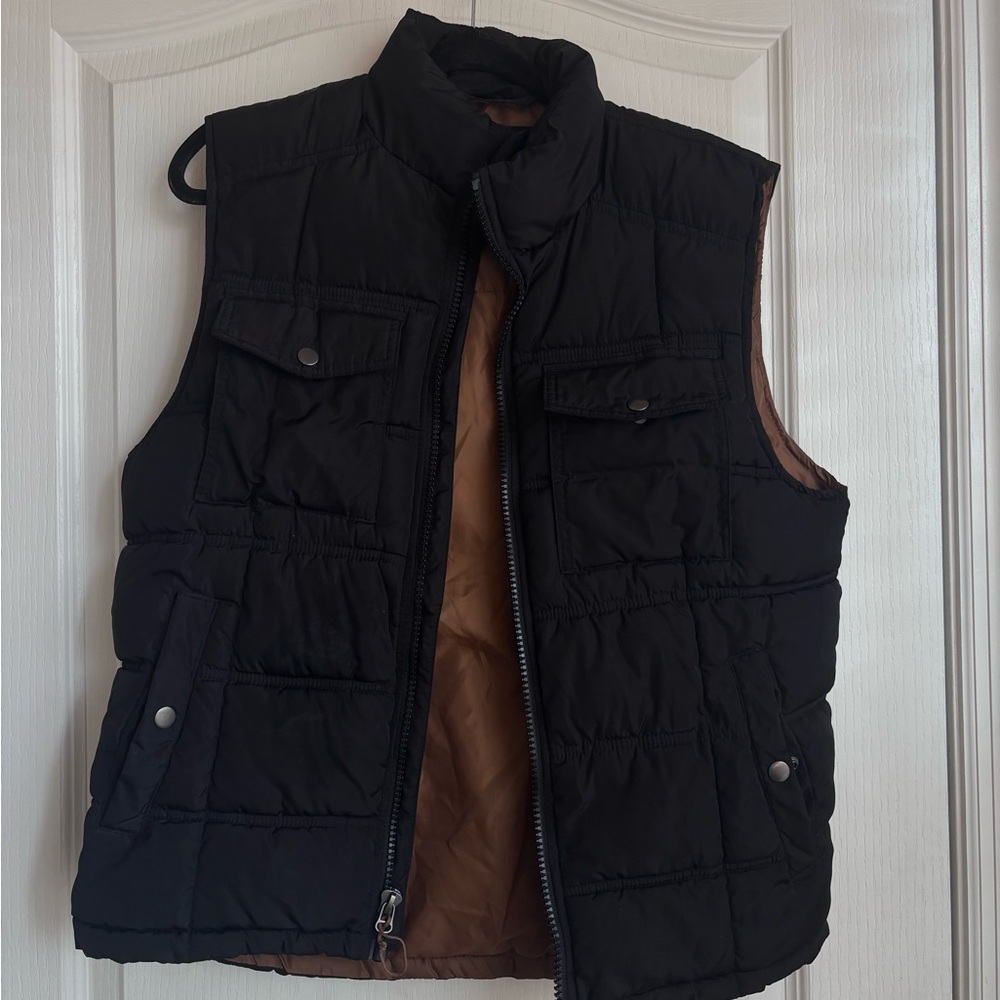 Goodfellow & Co Black Quilted Vest